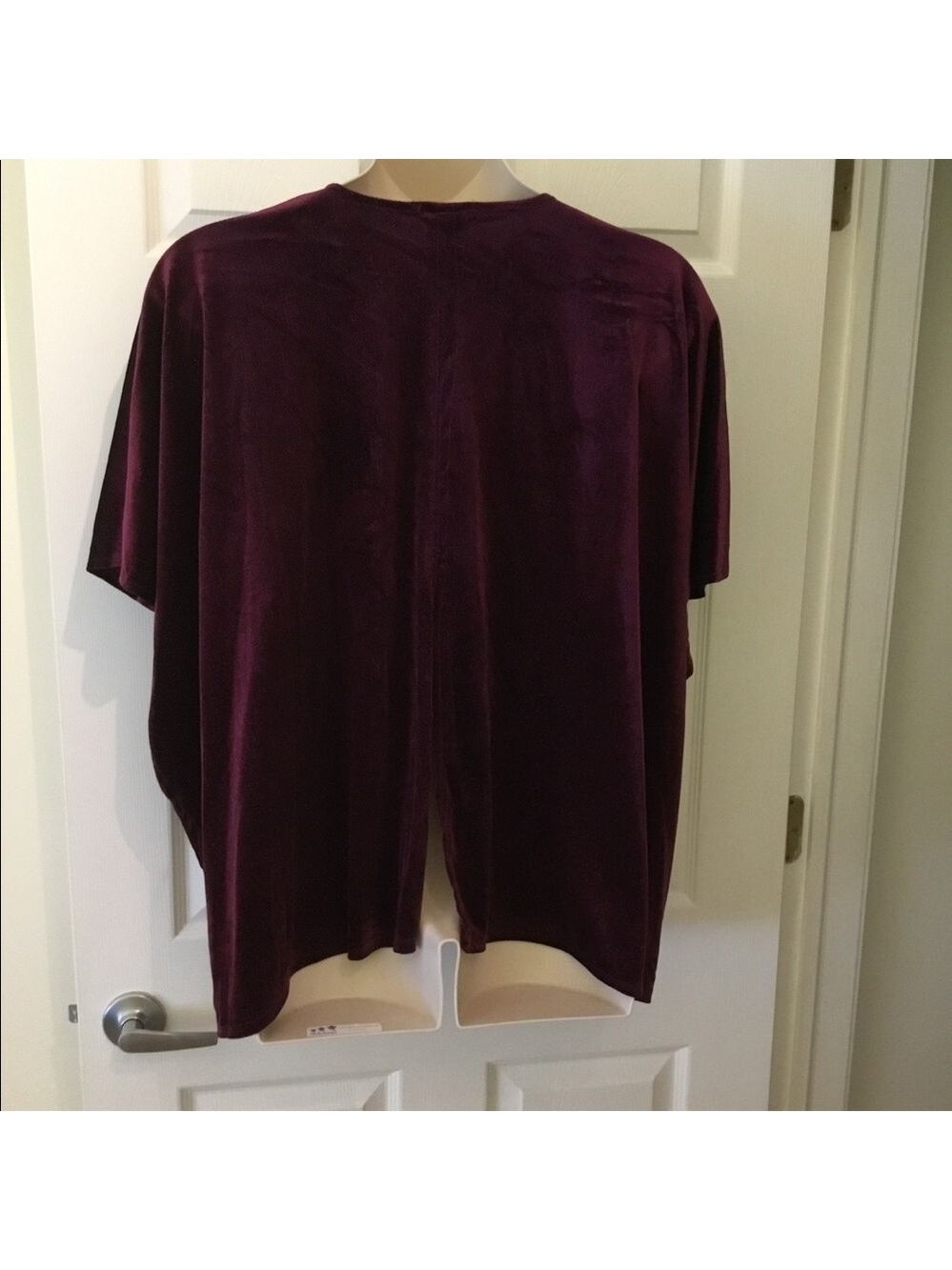 STEVE Madden topper OSFM burgundy w/sparkle - Picture 4 of 5